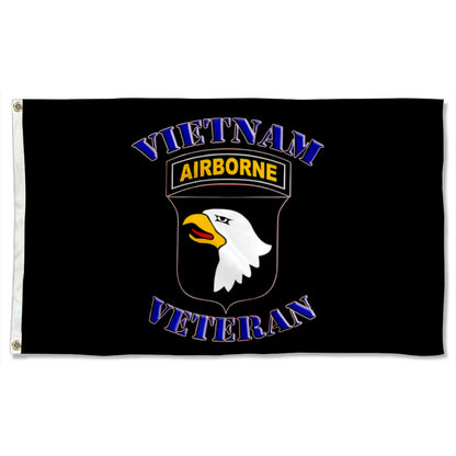 101st Airborne Vietnam Veteran flag 3x5ft banner man cave