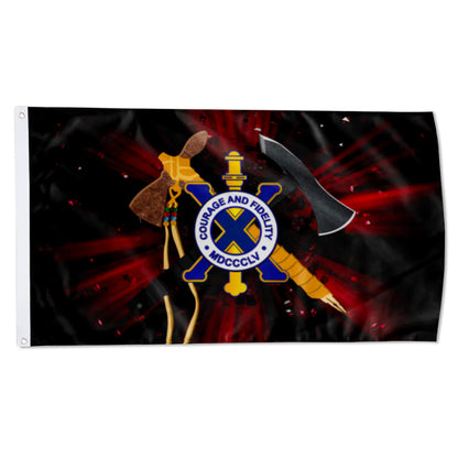 10th Infantry Regiment flag 3x5ft banner man cave