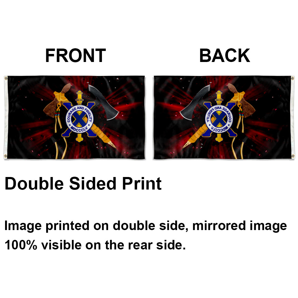 10th Infantry Regiment flag 3x5ft banner man cave