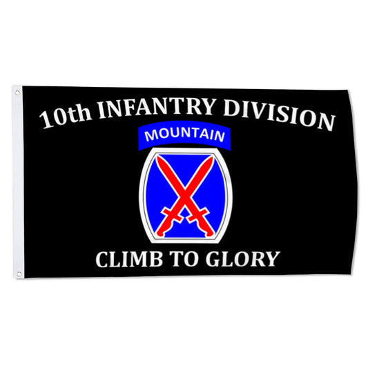 10th Mountain Infantry Division flag 3x5ft banner man cave