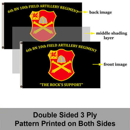 10th Field Artillery flag 3x5ft banner man cave