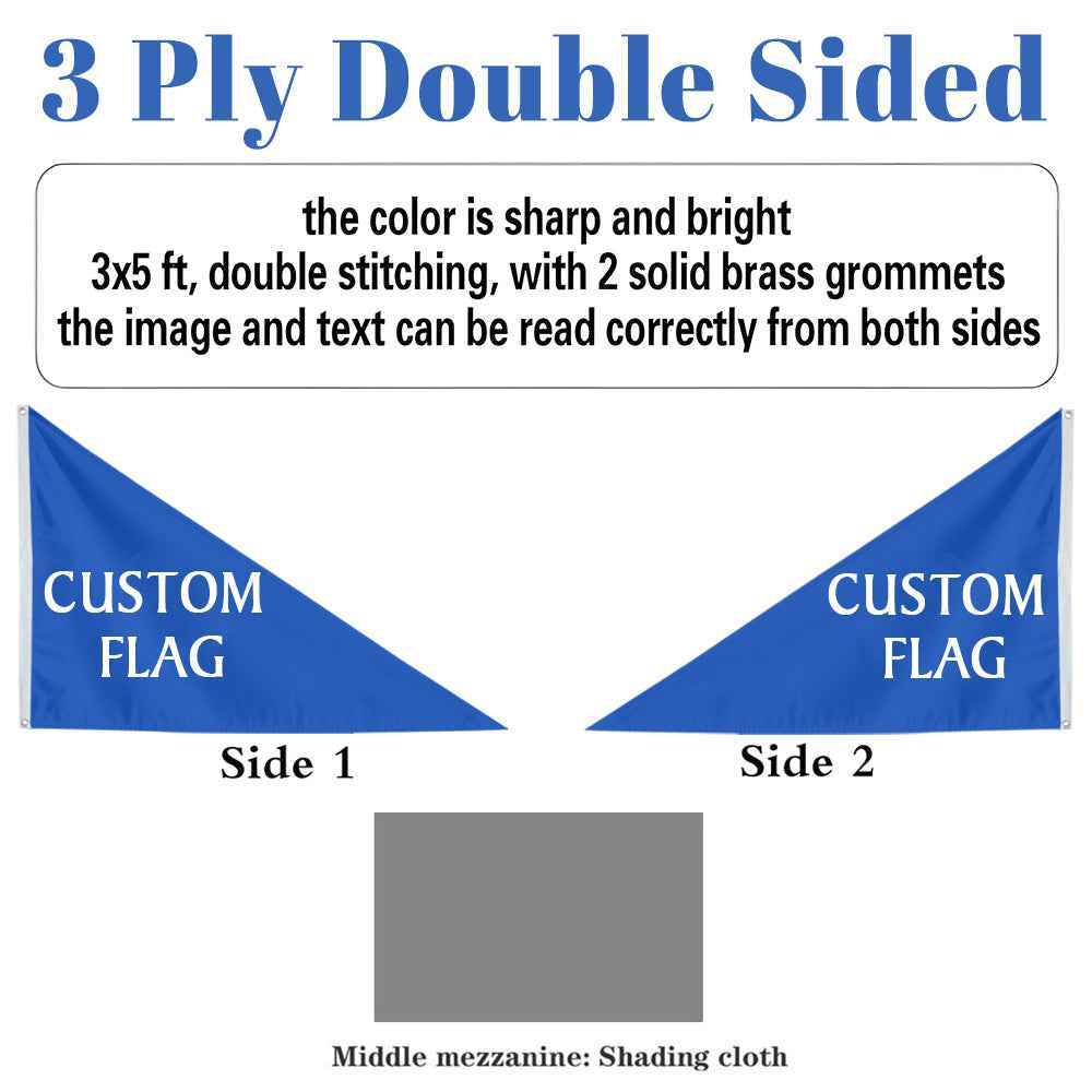 Custom Standard Flag Personalized Flags 200D Tough Polyester Single-sided printing Banner Decor Gifts