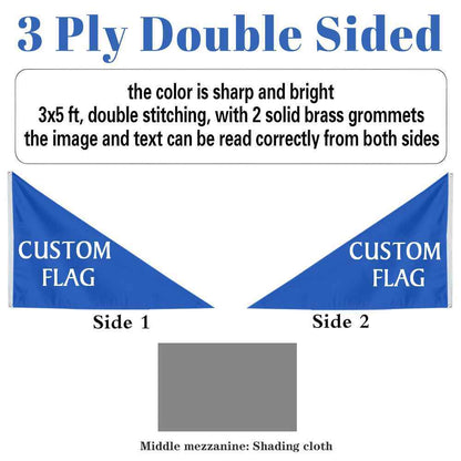 Custom Standard Flag Personalized Flags 200D Tough Polyester Single-sided printing Banner Decor Gifts