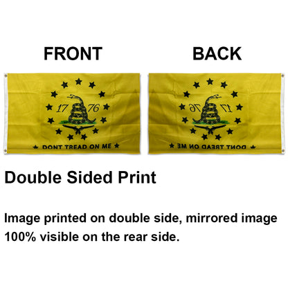 1776 flag Dont Tread On Me 13 Stars 2nd Amendment flags 3x5ft banner man cave