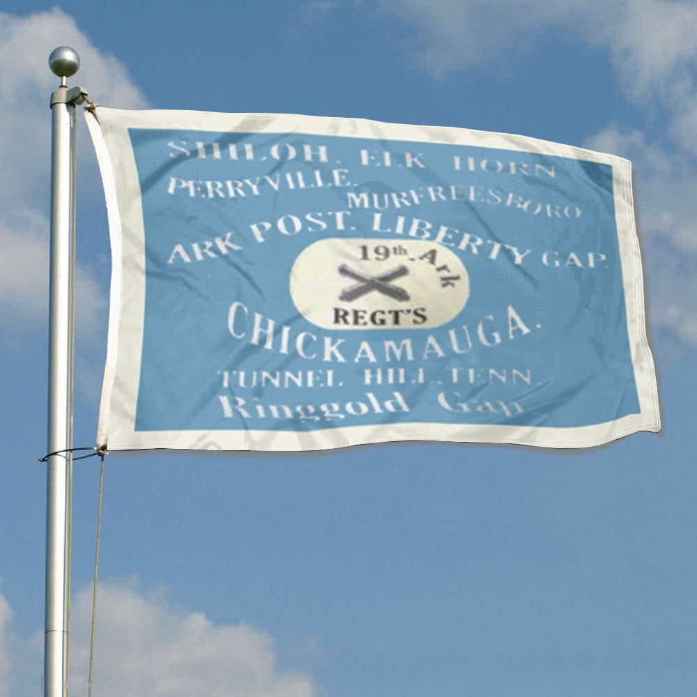 19th Arkansas Regiment Chickamauga Civil War flag 3x5ft banner man cave