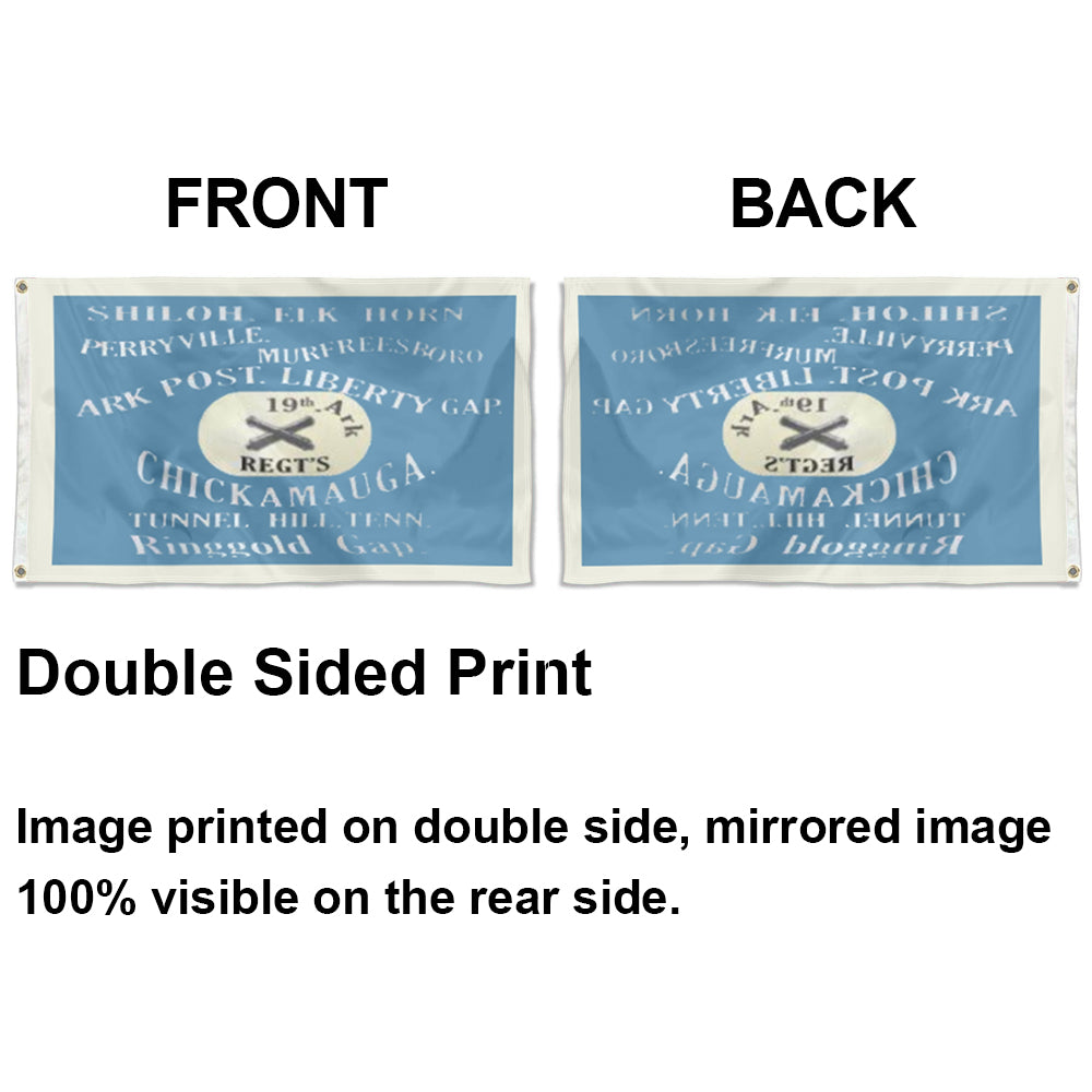 19th Arkansas Regiment Chickamauga Civil War flag 3x5ft banner man cave