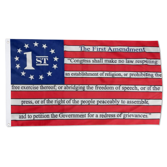1st Amendment Betsy Ross flag 3x5ft banner man cave