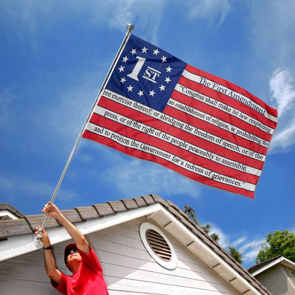1st Amendment Betsy Ross flag 3x5ft banner man cave