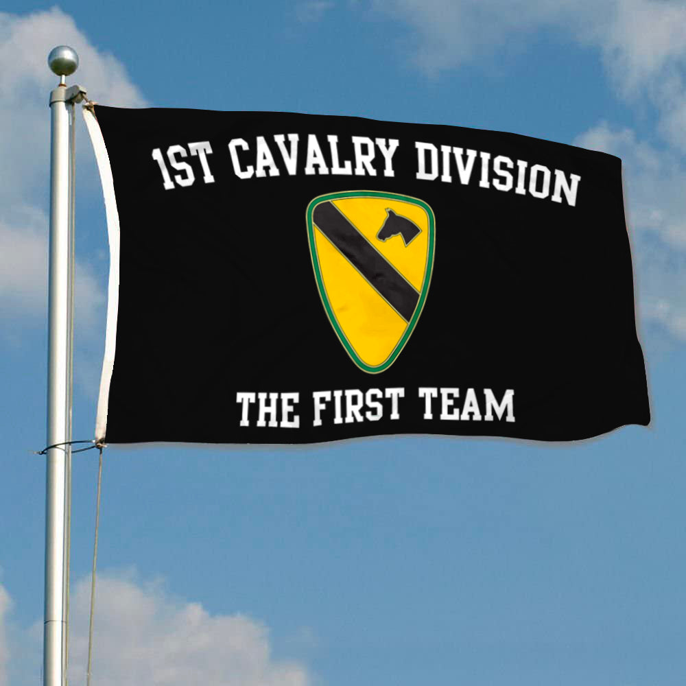 1st Cavalry Division flag 3x5ft banner man cave 2