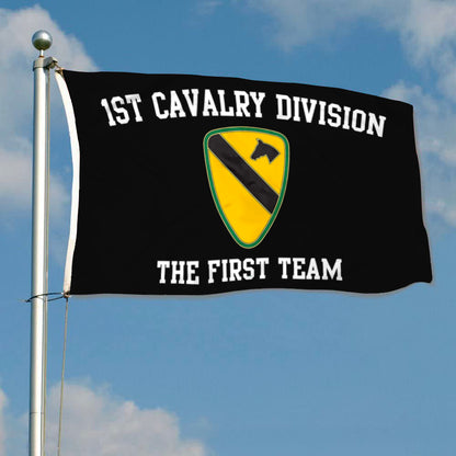 1st Cavalry Division flag 3x5ft banner man cave 2