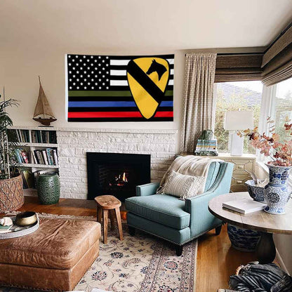1st Cavalry Division flag 3x5ft banner man cave