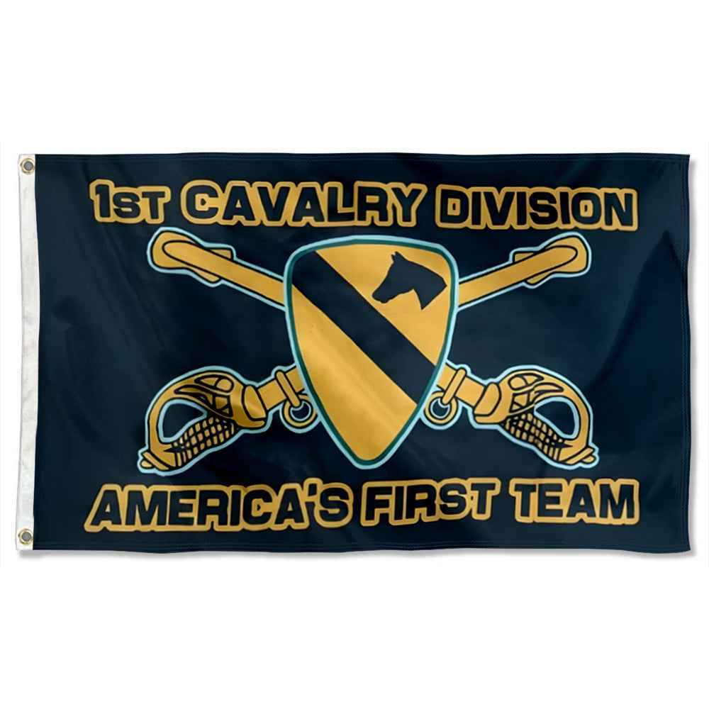 1st Cavalry Division flag 3x5ft banner man cave 2