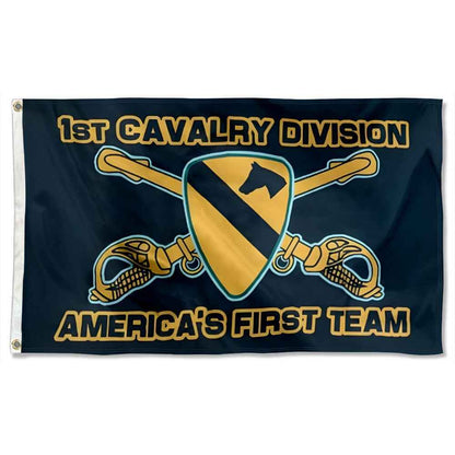 1st Cavalry Division flag 3x5ft banner man cave 2