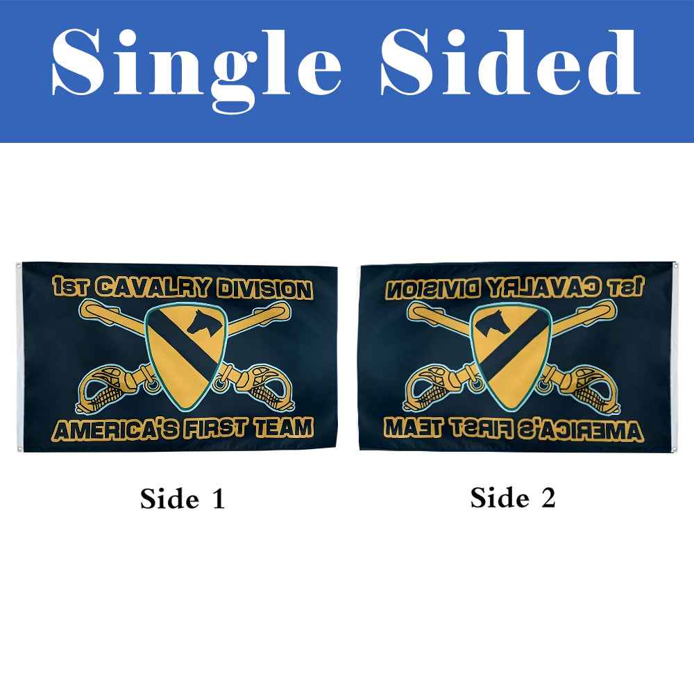 1st Cavalry Division flag 3x5ft banner man cave 2