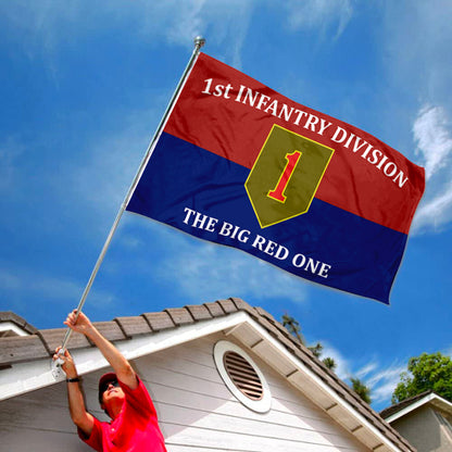 1st Infantry Division flag 3x5ft banner man cave 2