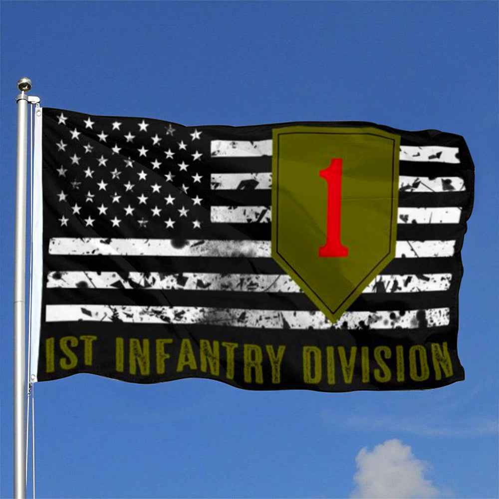 1st Infantry Division flag 3x5ft banner man cave
