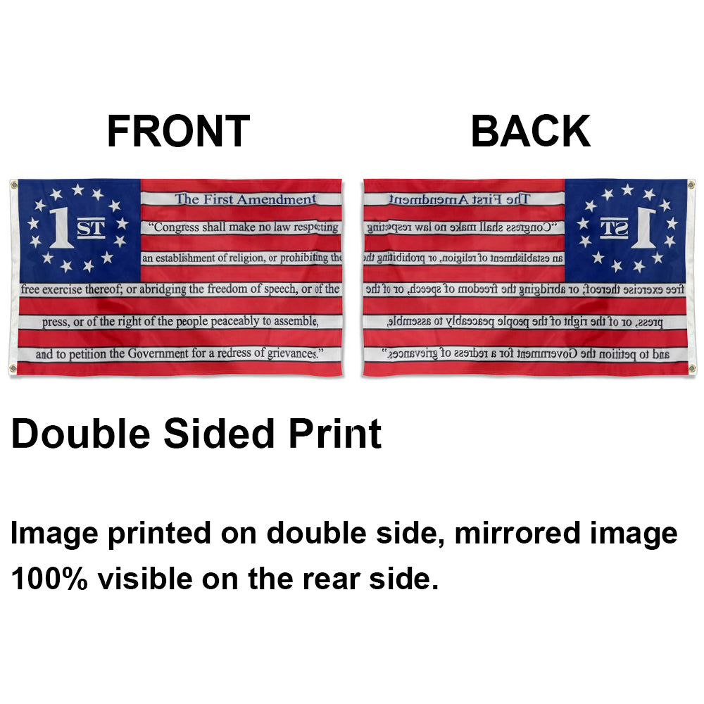 1st Amendment Betsy Ross flag 3x5ft banner man cave