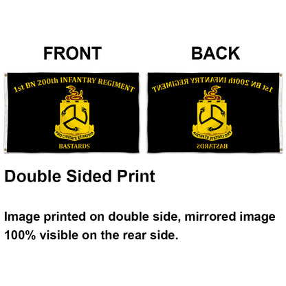 1st BN 200th Infantry Regiment flag 3x5ft banner man cave