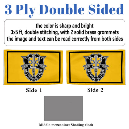 US 1st Special Forces Group flag 3x5ft banner man cave