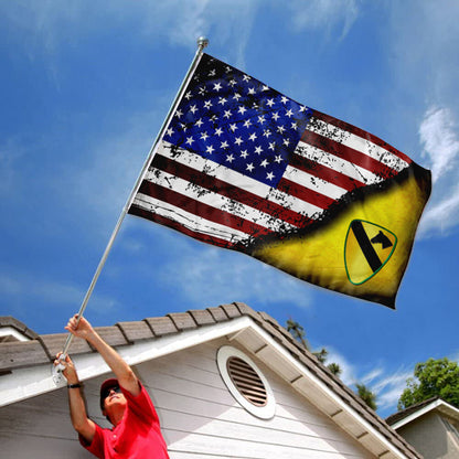 1st cavalry division stars and stripes flag 3x5ft banner man cave