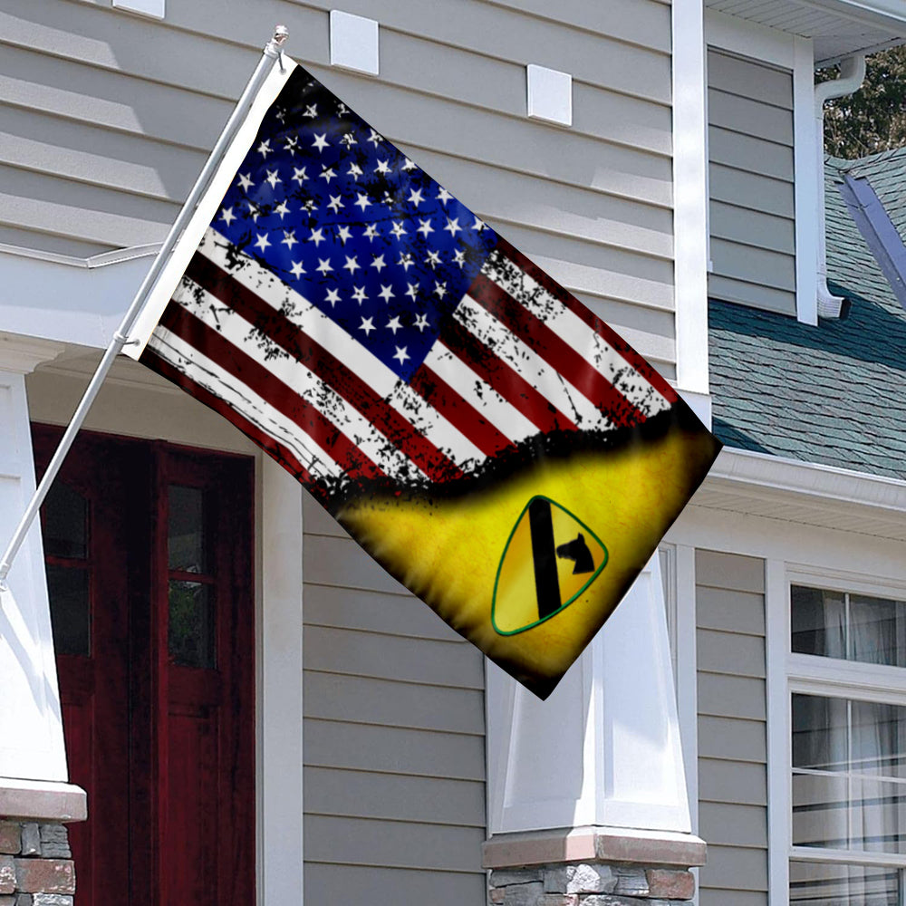 1st cavalry division stars and stripes flag 3x5ft banner man cave