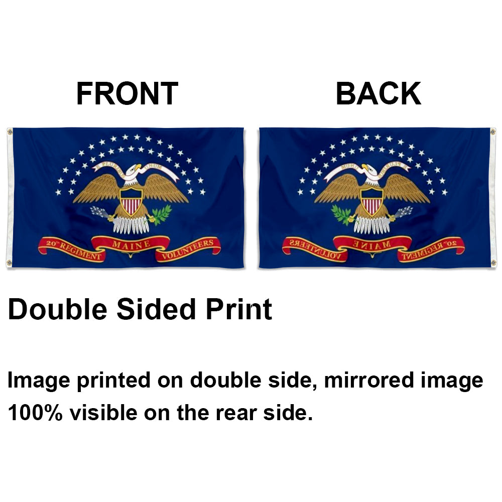 20th Maine Volunteer Infantry Regiment flag Union Army Civil War flags 3x5ft banner man cave