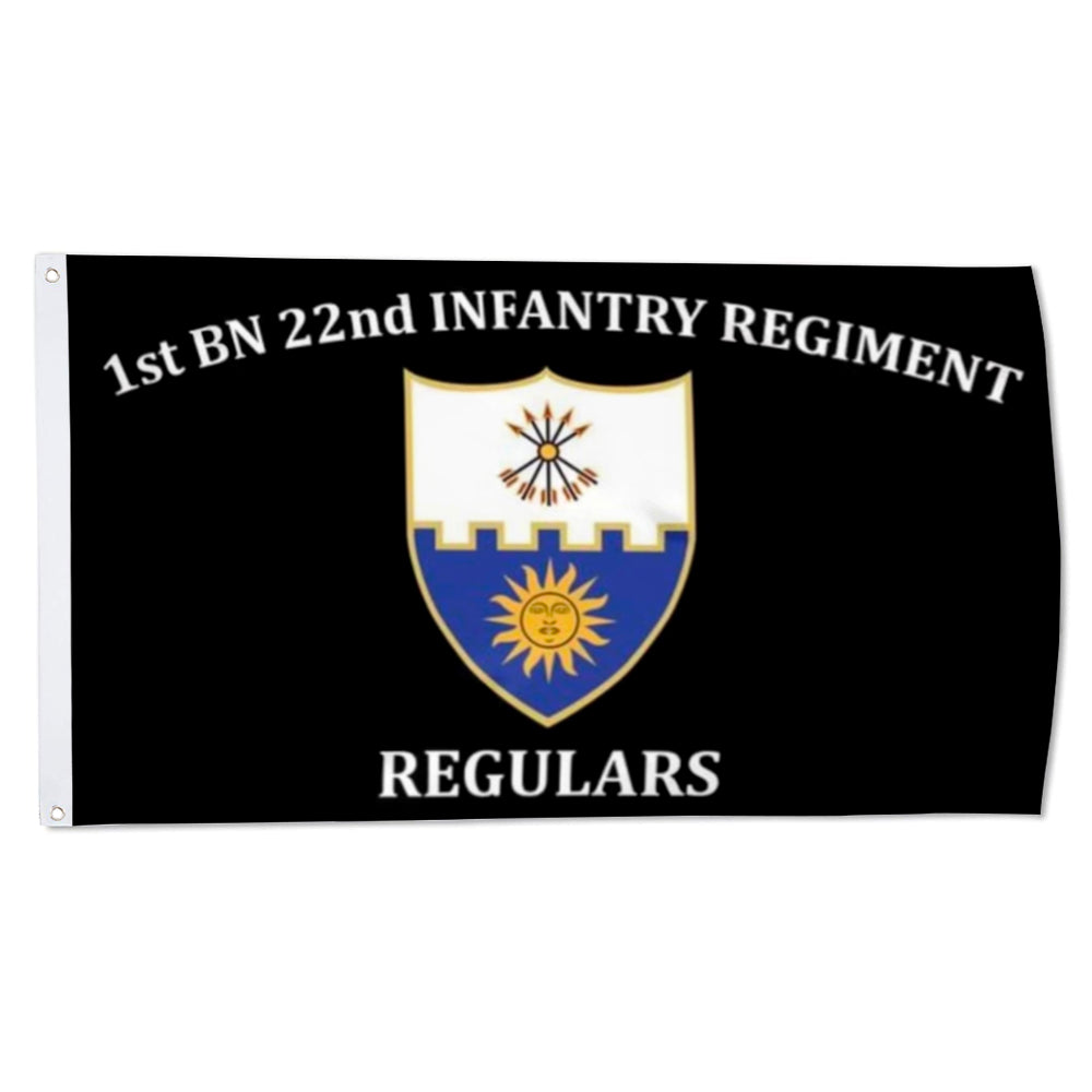 1st bn 22nd Infantry Regiment flag 3x5ft banner man cave