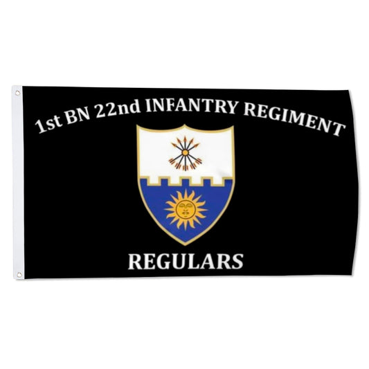 1st bn 22nd Infantry Regiment flag 3x5ft banner man cave