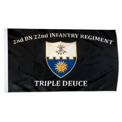 2nd bn 22nd Infantry Regiment flag 3x5ft banner man cave