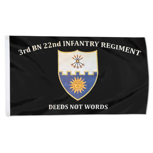 3rd bn 22nd Infantry Regiment flag 3x5ft banner man cave