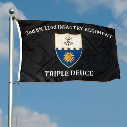 2nd bn 22nd Infantry Regiment flag 3x5ft banner man cave