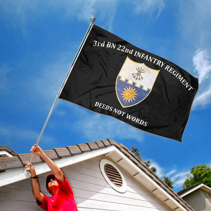 3rd bn 22nd Infantry Regiment flag 3x5ft banner man cave