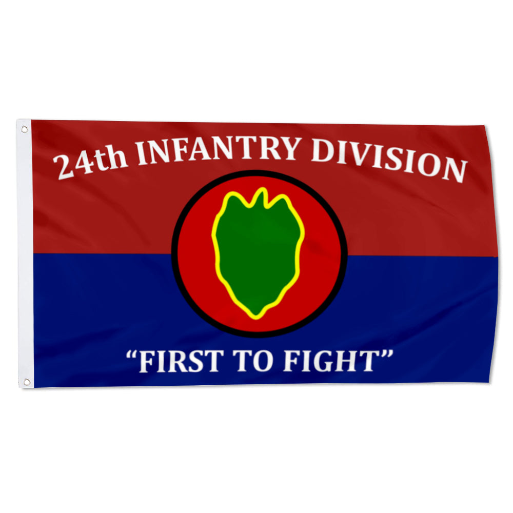 24th Infantry Division flag First to Fight flags 3x5ft banner man cave 2