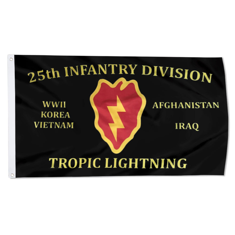 25th Infantry Division flag Tropic Lightning flags 3x5ft banner man cave