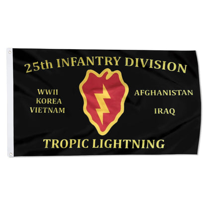 25th Infantry Division flag Tropic Lightning flags 3x5ft banner man cave