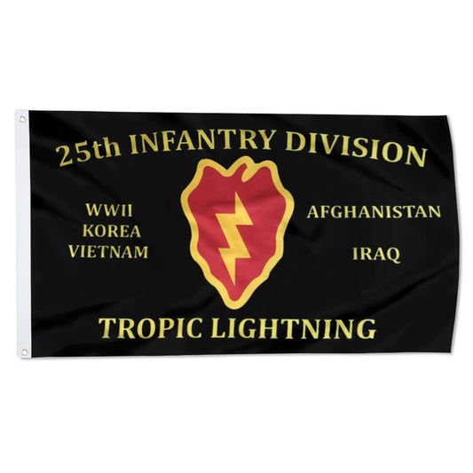 25th Infantry Division flag Tropic Lightning flags 3x5ft banner man cave