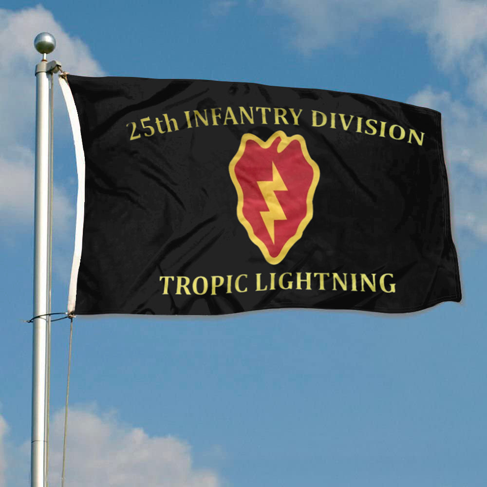 25th Infantry Division flag 3x5ft banner man cave