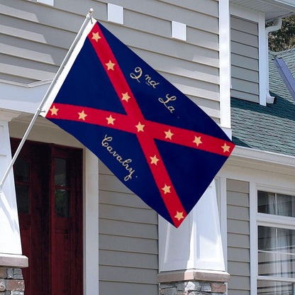 2nd Louisiana Csa Stars And Bars First National flag 3x5ft banner man cave
