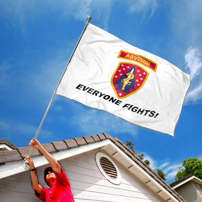 2ND SFAB WHITE Advisor Everyone Fights flag 3x5ft banner man cave