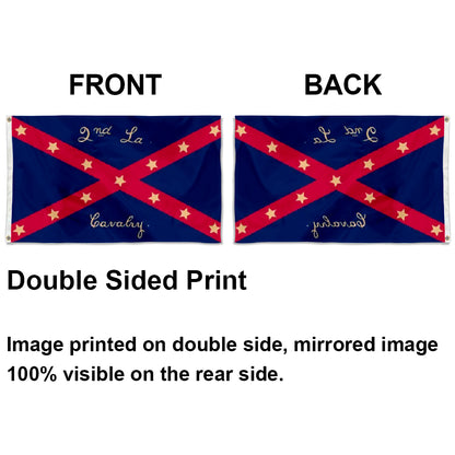 2nd Louisiana Csa Stars And Bars First National flag 3x5ft banner man cave