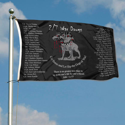 2/7 Company flag 3x5ft banner man cave 4