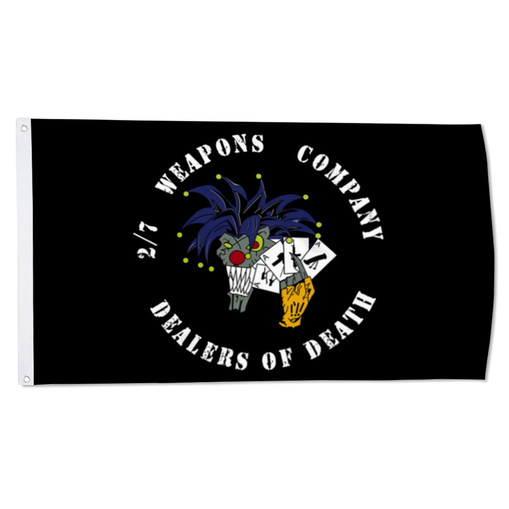 2/7 Weapons Company flag 3x5ft banner man cave