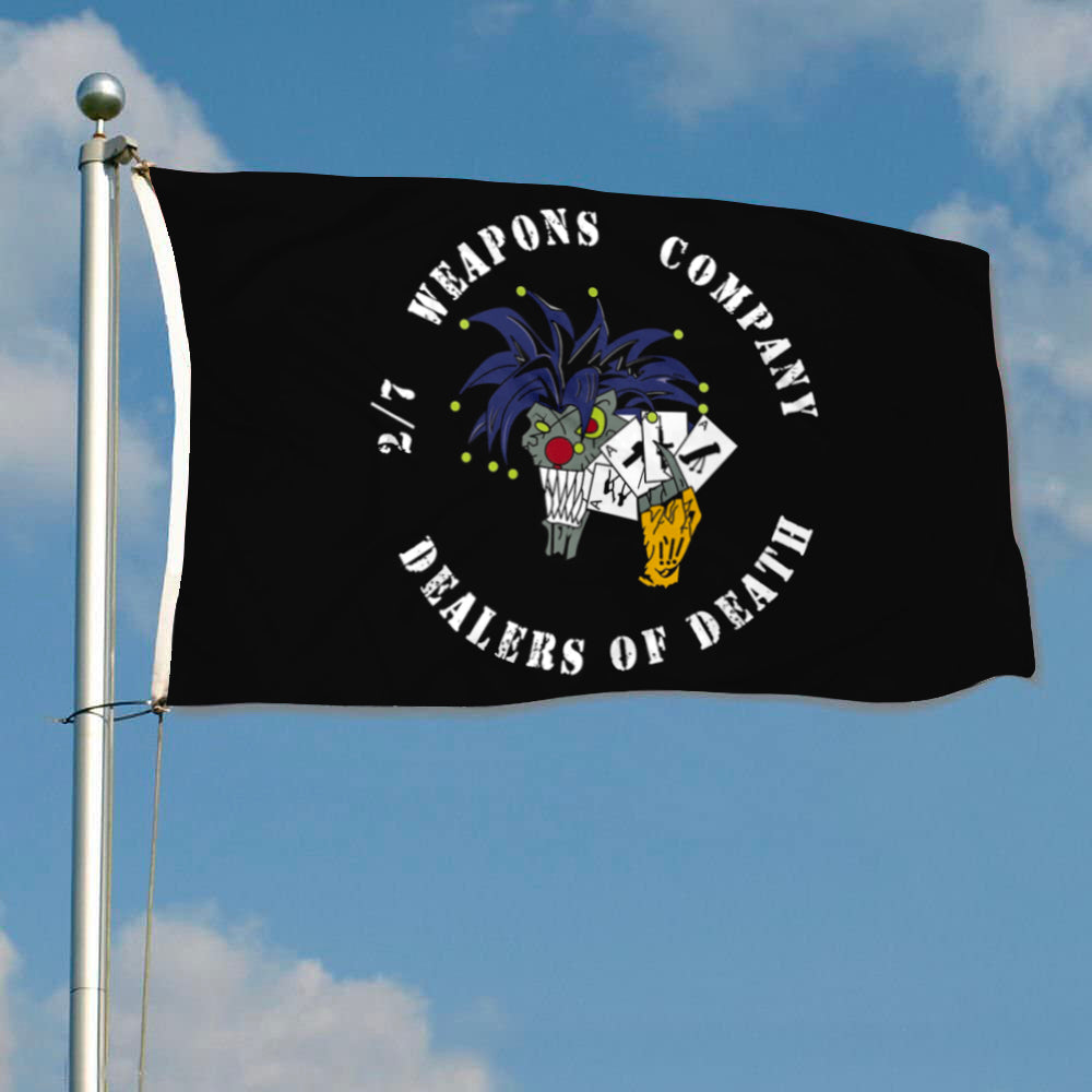 2/7 Weapons Company flag 3x5ft banner man cave