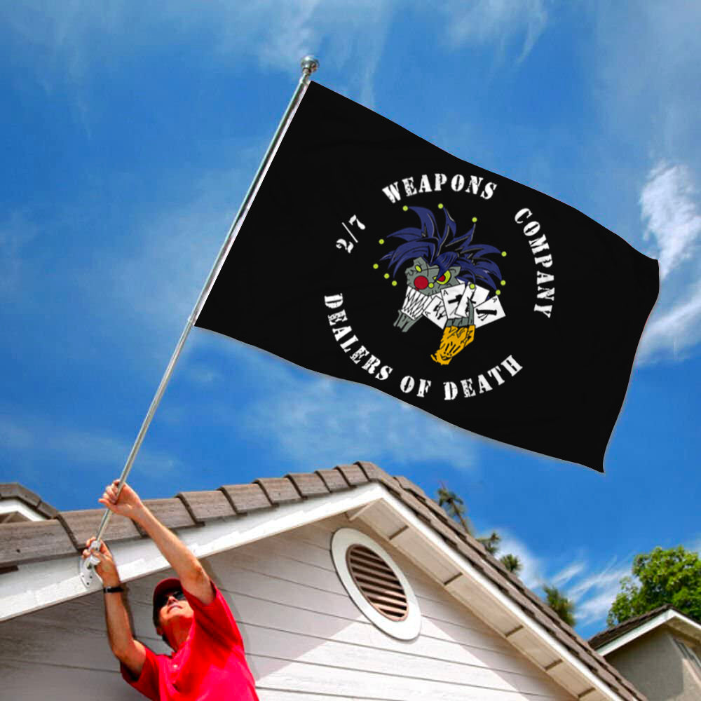 2/7 Weapons Company flag 3x5ft banner man cave