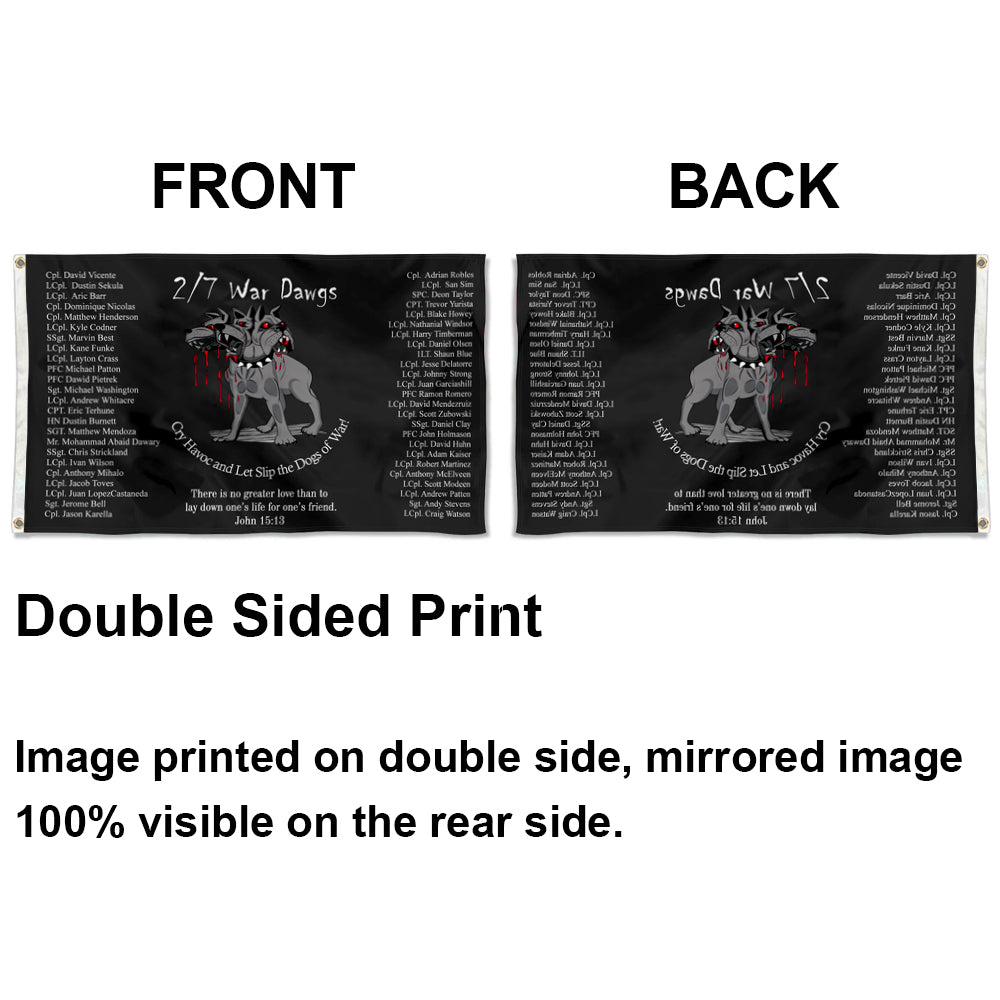 2/7 Company flag 3x5ft banner man cave 4