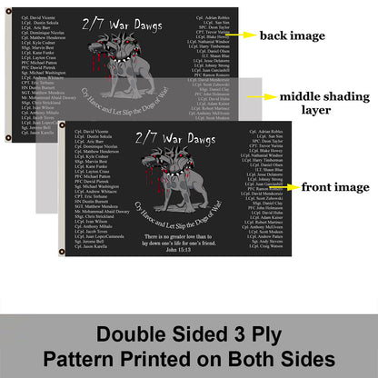 2/7 Company flag 3x5ft banner man cave 4