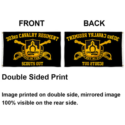 303rd Calvary Regiment flag Scouts Out flags 3x5ft banner man cave