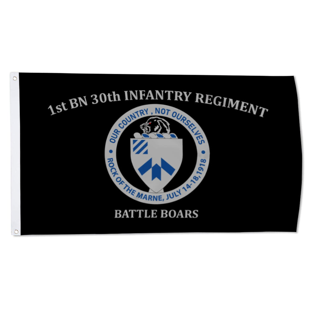 1st BN 30th Infantry Regiment Battle Boars flag 3x5ft banner man cave