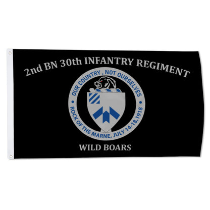 2nd BN 30th Infantry Regiment Wild Boars flag 3x5ft banner man cave