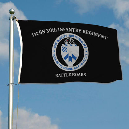 1st BN 30th Infantry Regiment Battle Boars flag 3x5ft banner man cave